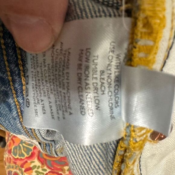 Free People distresses cropped jean size 28 - Picture 8 of 8